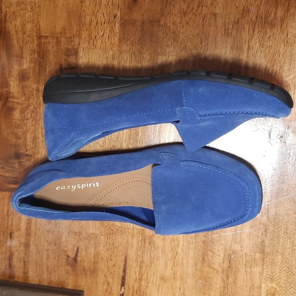 Easy Spirit Blue Suede Shoes 6.5 to 7 - Picture 4 of 4